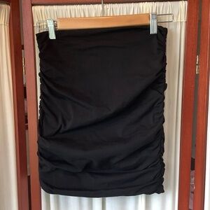Superdown Black Mini Skirt 3 Ruched Sides Sides Small
